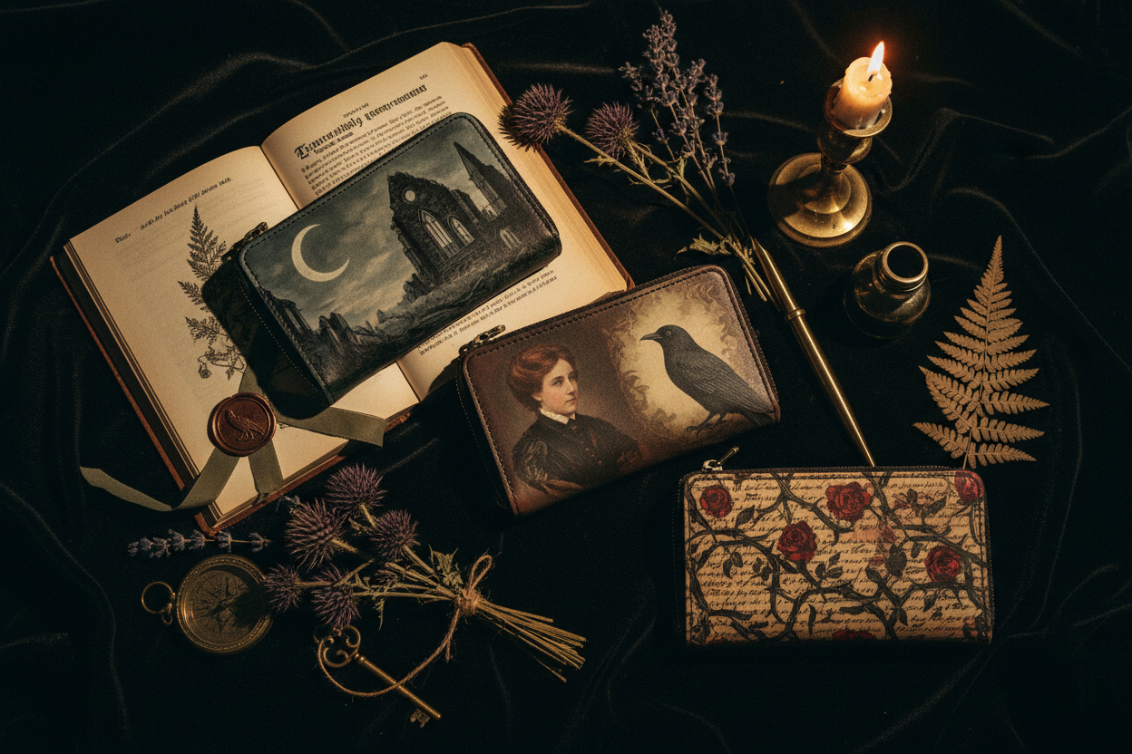 Dark Academia Wallet: The Scholar's Everyday Carry