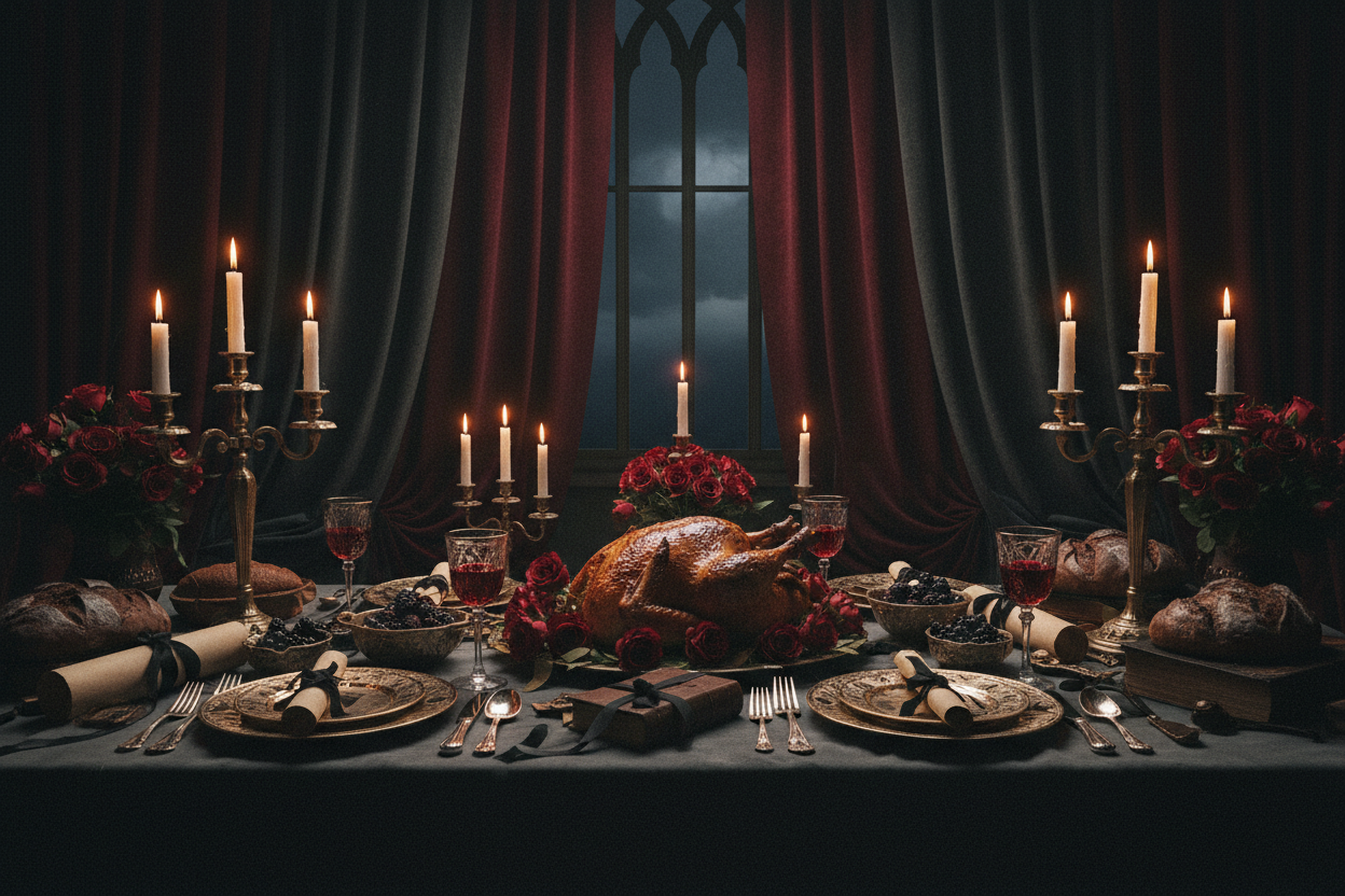 How to Host a Dracula Themed Dinner Party (Menu & Decor)