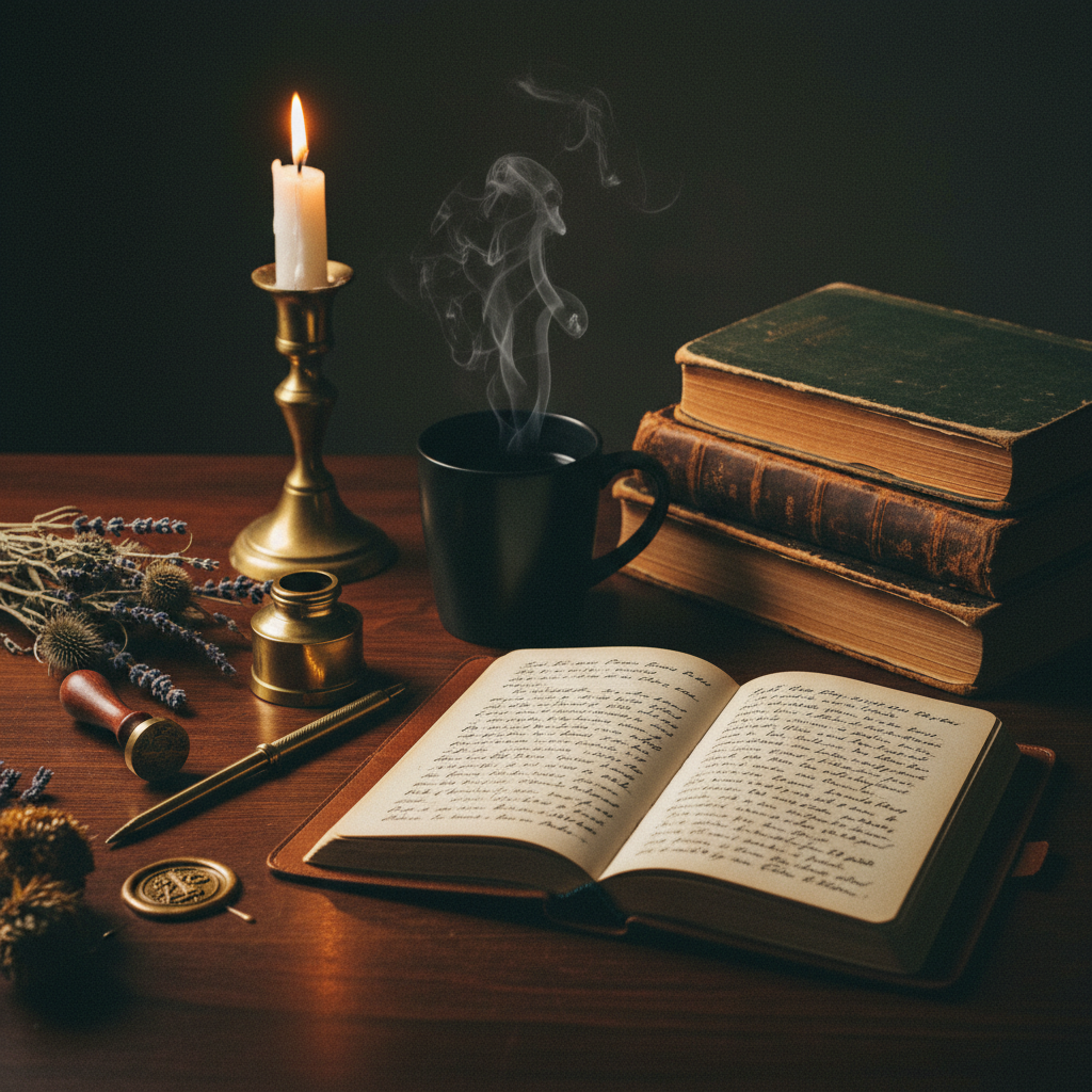 Dark Academia Desk Decor — Style Your Study Like a 19th-Century Scholar