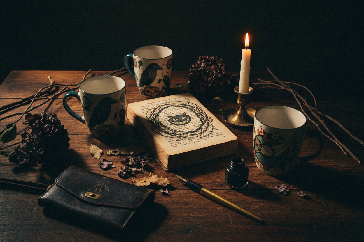Gothic Mugs: Literary Mugs for the Dark Academic's Desk
