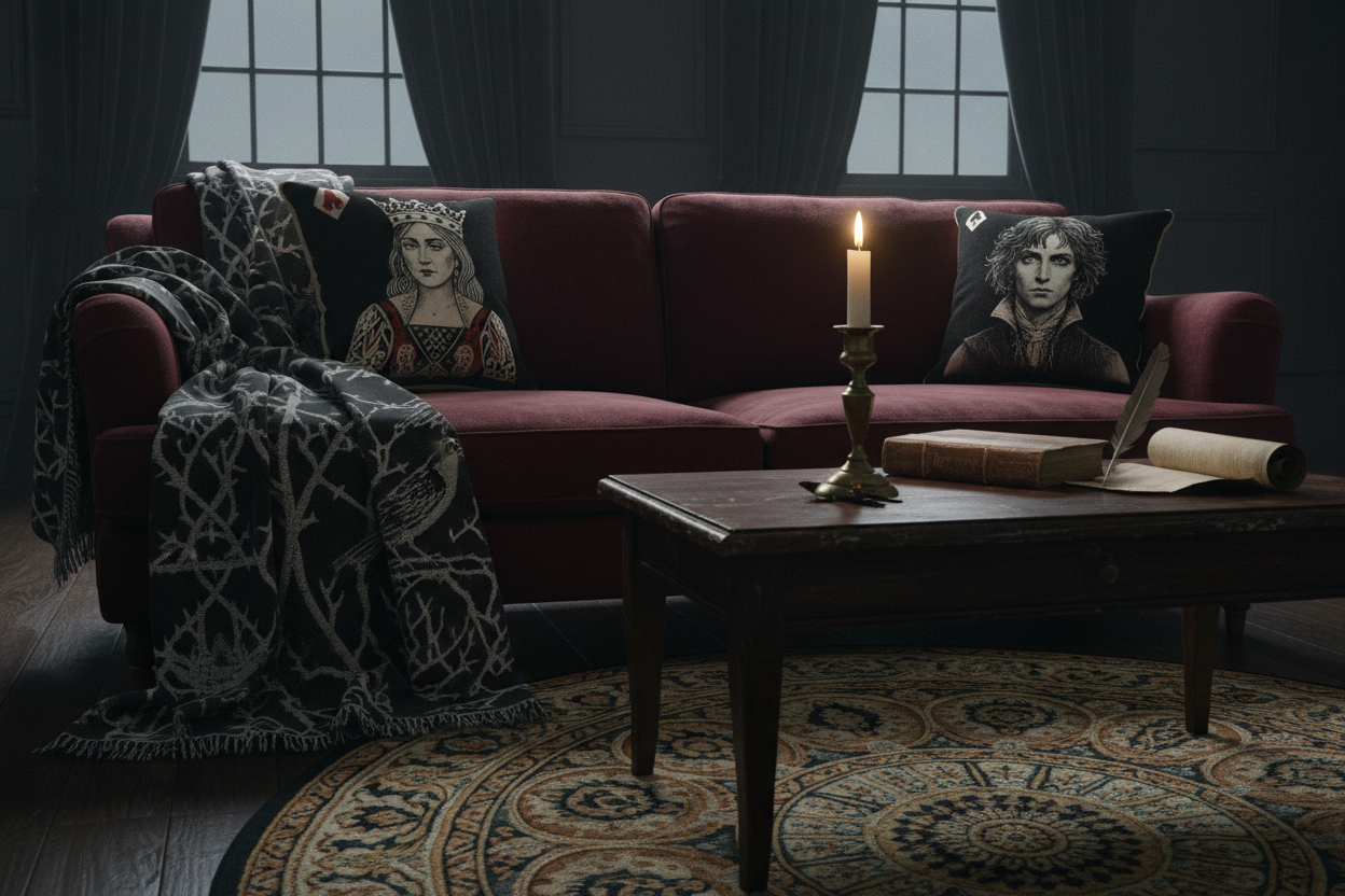 Gothic Throw Pillows: How to Style Your Sofa or Bed
