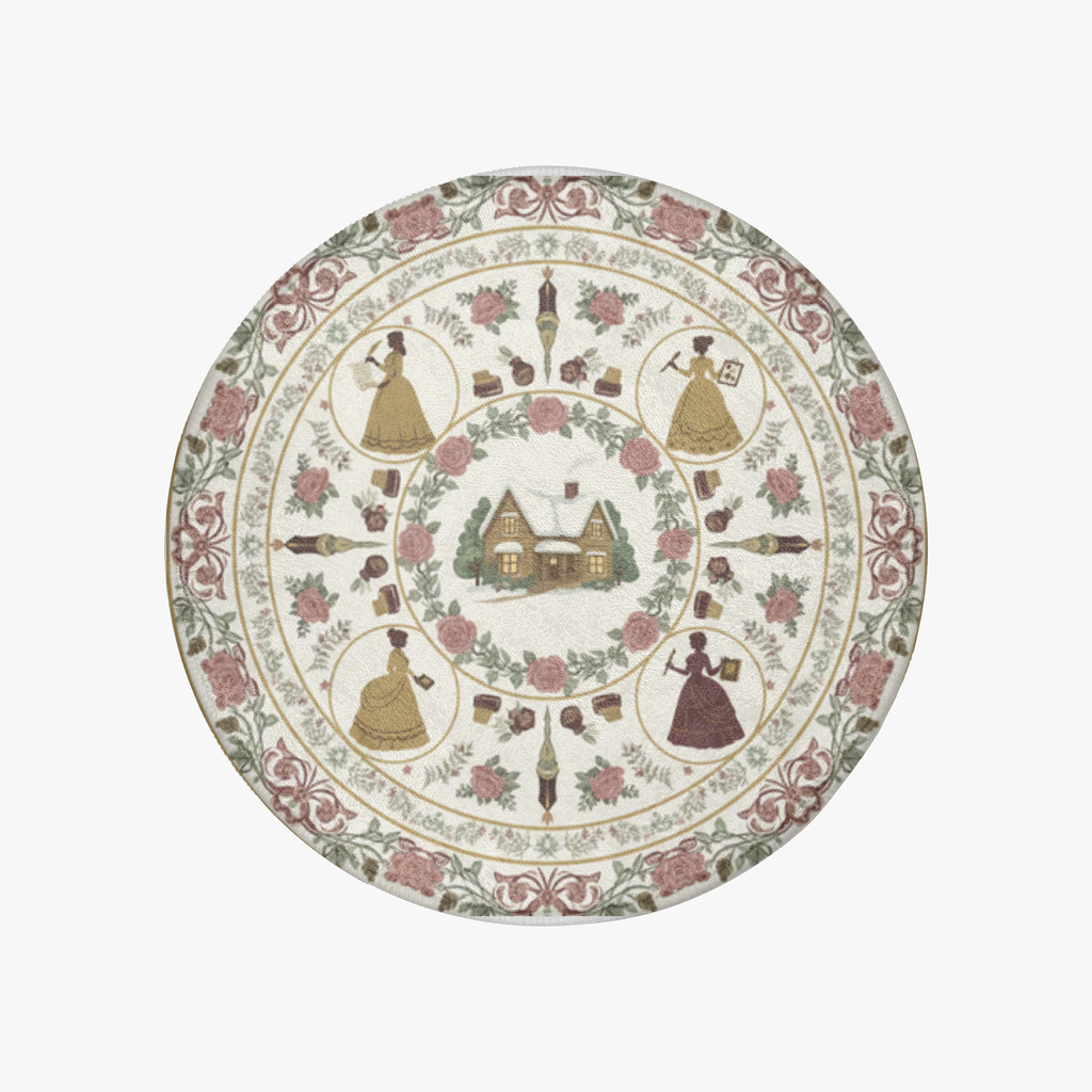 Little Women Round Rug