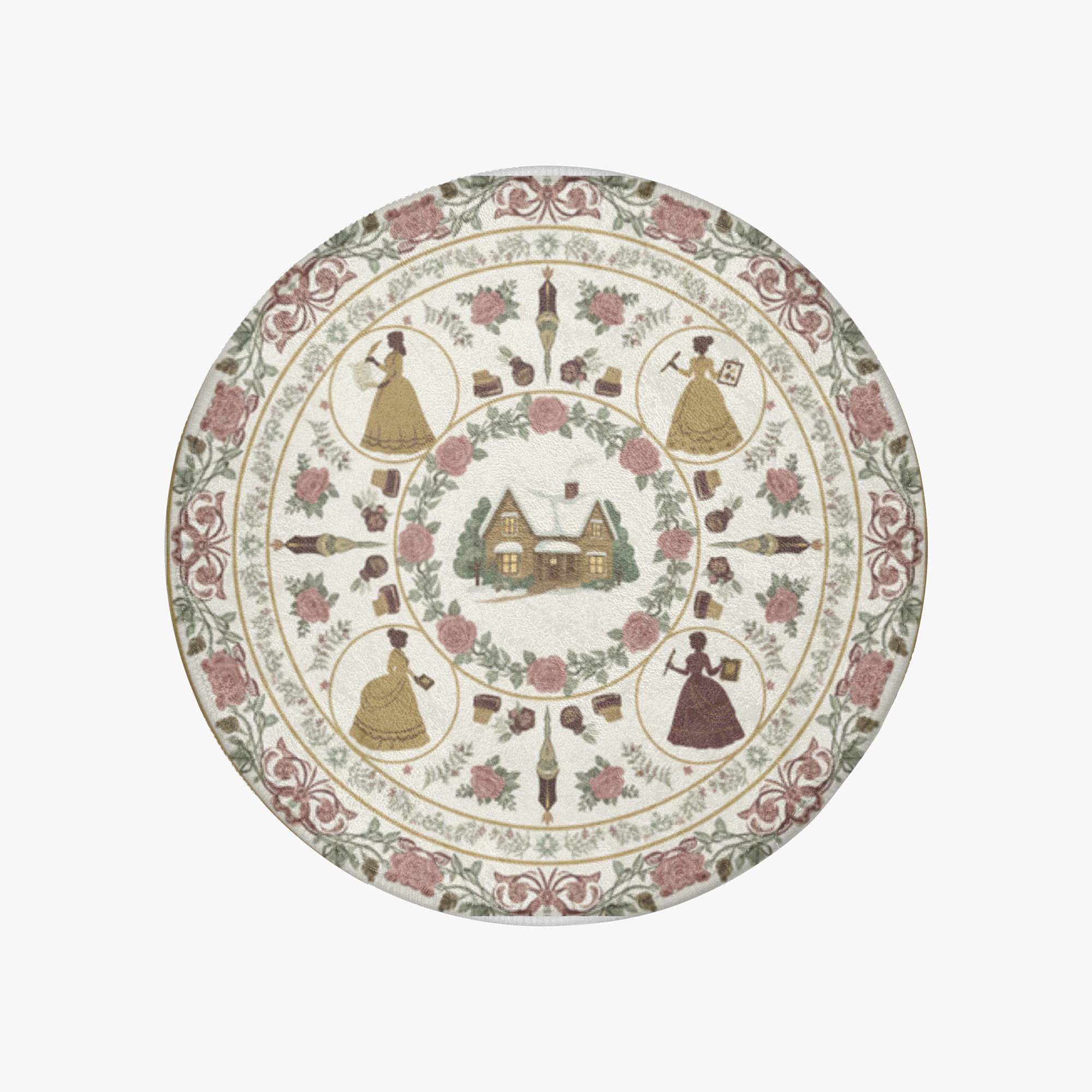 Little Women Round Rug