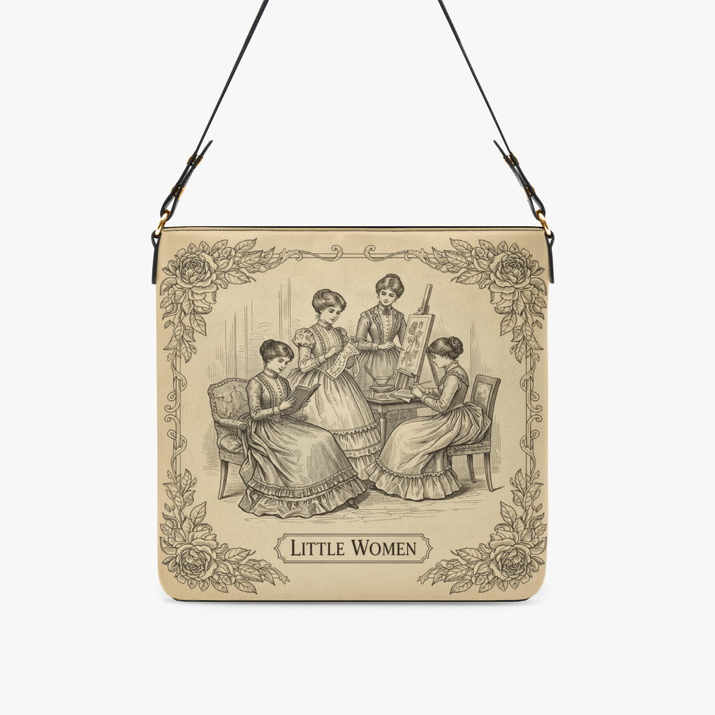 Little Women Crossbody Bucket Bag
