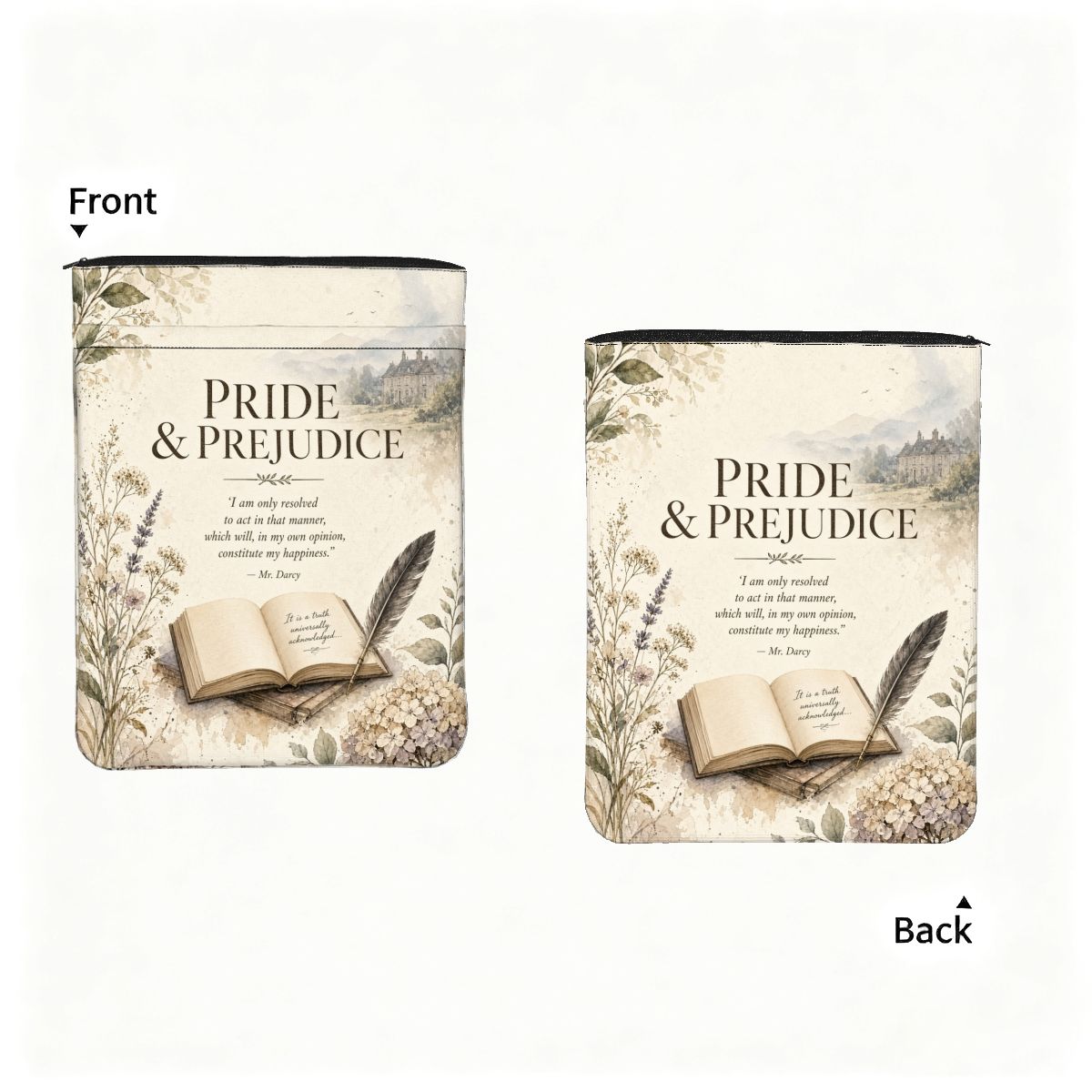 Pride and Prejudice Pemberley Book Sleeve