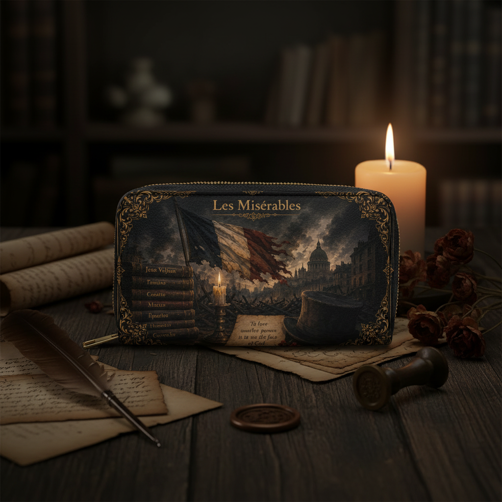 Les Misérables Valjean Wristlet Wallet