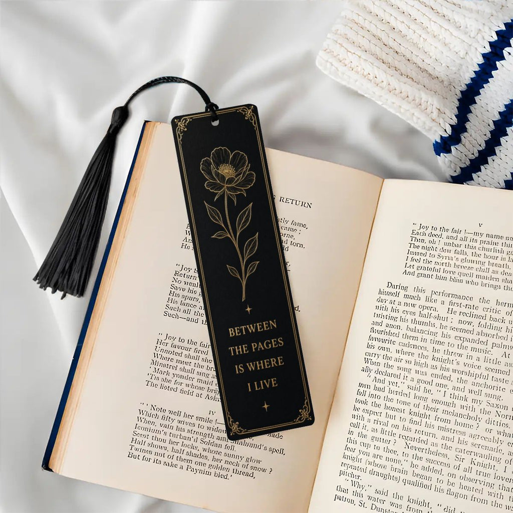 Nocturne Botanical Wooden Bookmark