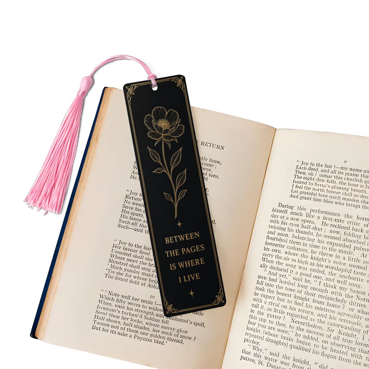 Nocturne Botanical Wooden Bookmark
