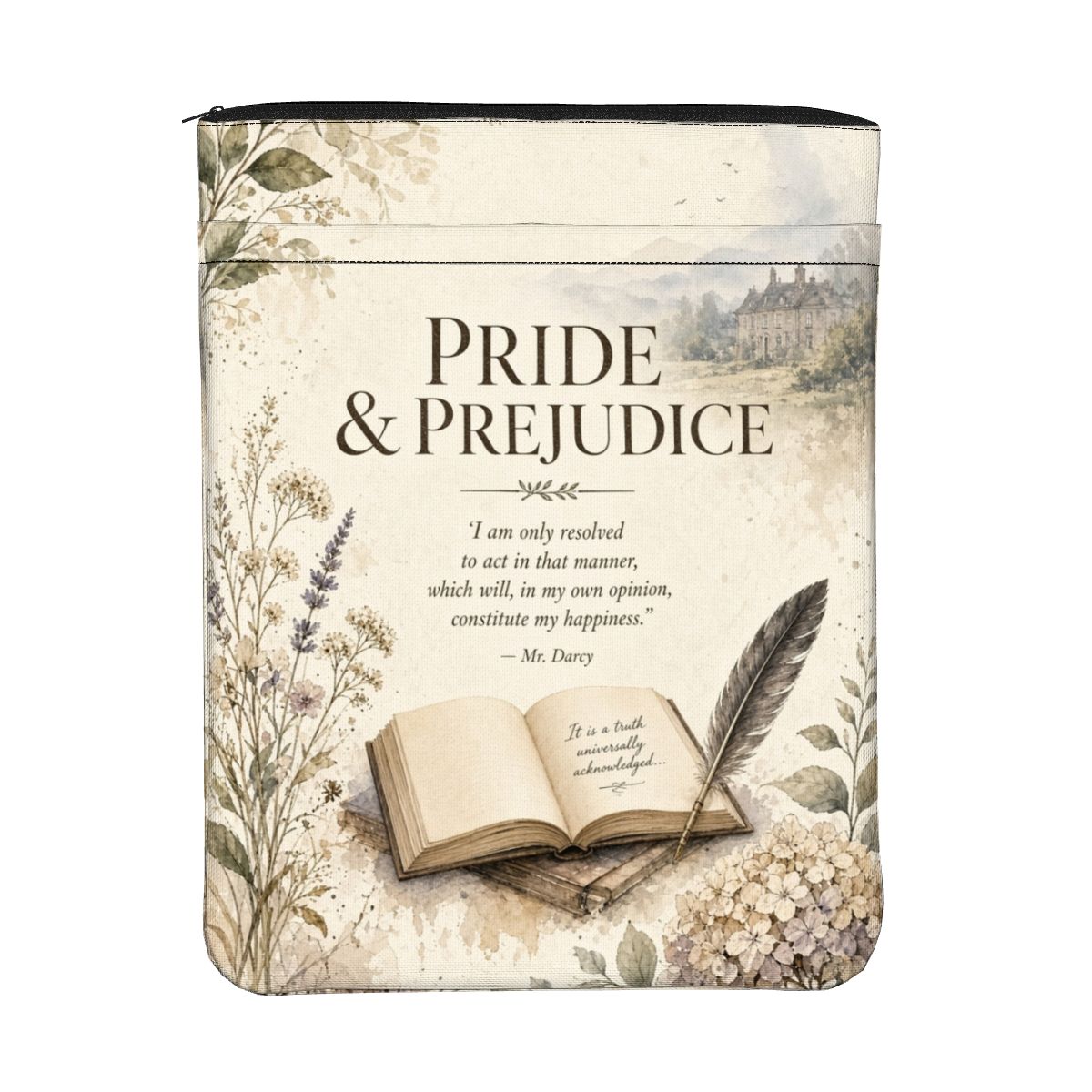 Pride and Prejudice Pemberley Book Sleeve