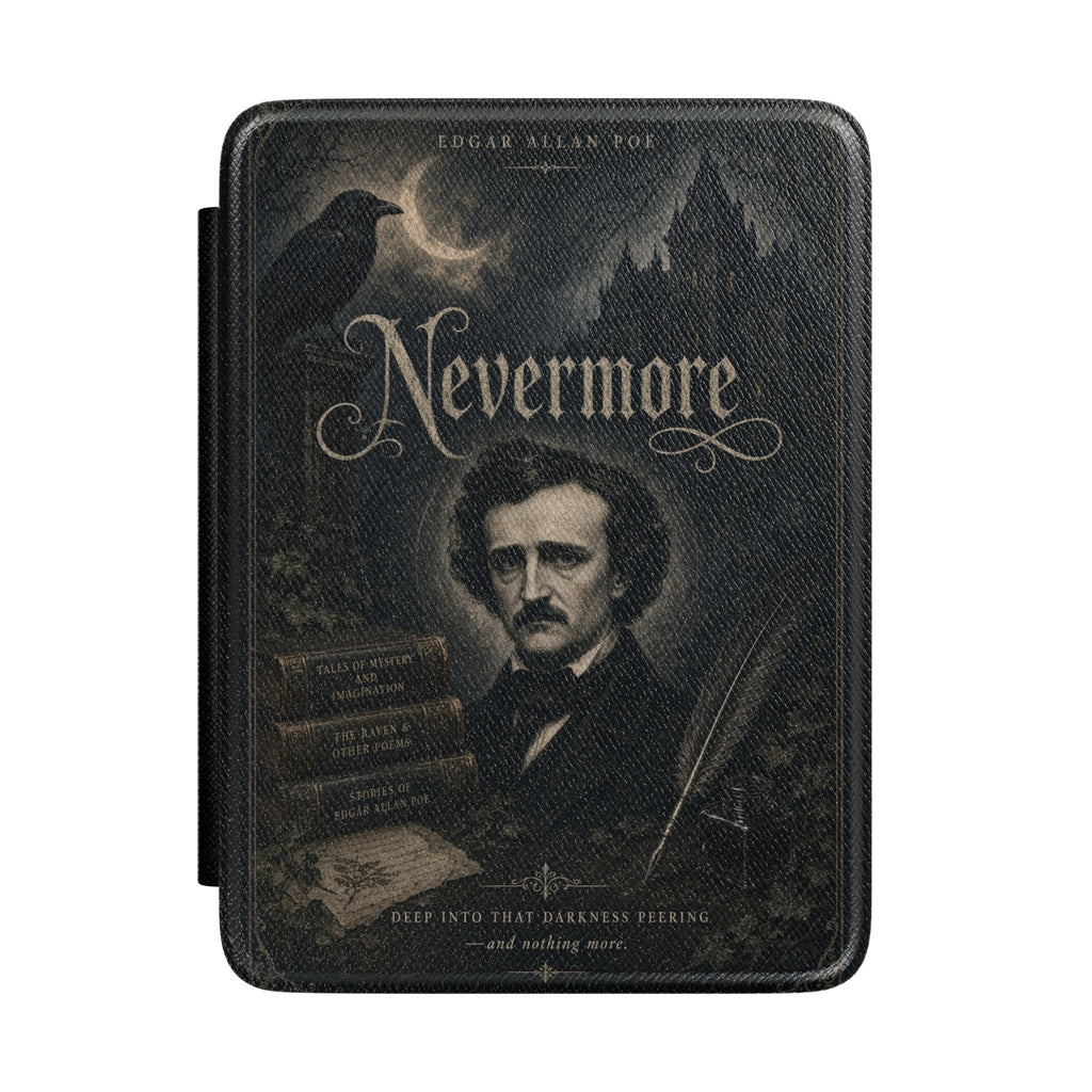 Nevermore Kindle Case – Edgar Allan Poe Gothic E-Reader Cover