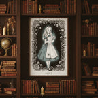 Alice Portrait Framed Canvas Print