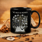 We Must Be Prepared Black Ceramic Mug
