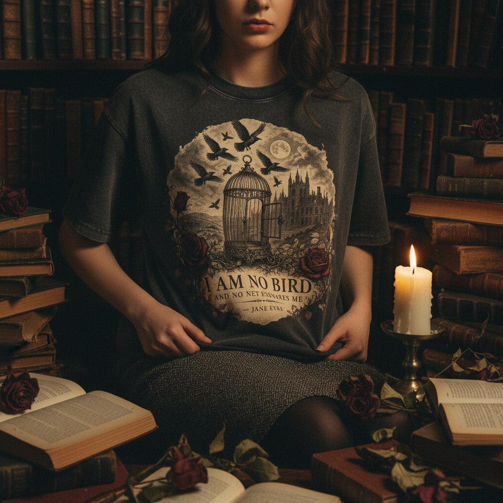I Am No Bird Heavyweight Literary Tee