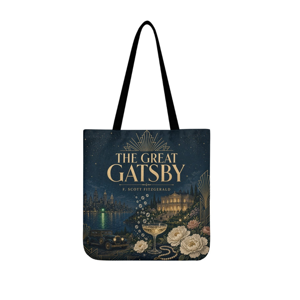 The Great Gatsby Literary Canvas Tote Bag