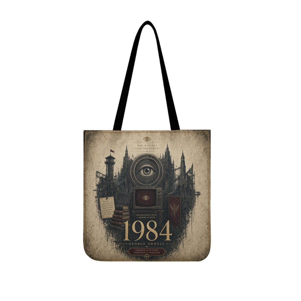 1984 Watchful Eye Tote Bag