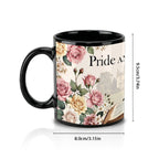 Pride & Prejudice Darcy Floral Mug