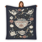 Dormouse Flannel Throw Blanket
