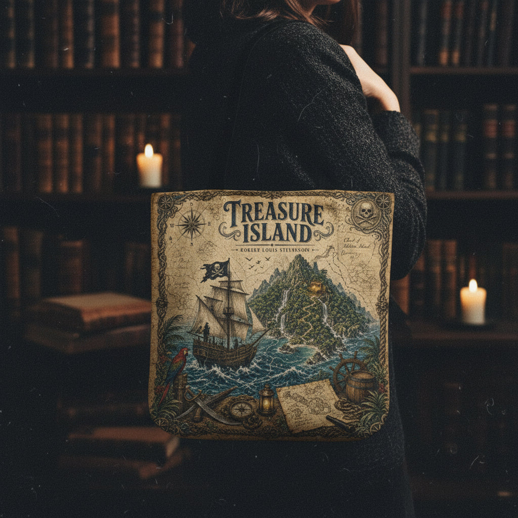 Treasure Island: Map of Bones Tote Bag