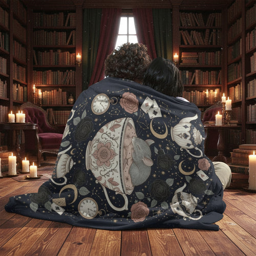 Dormouse Flannel Throw Blanket