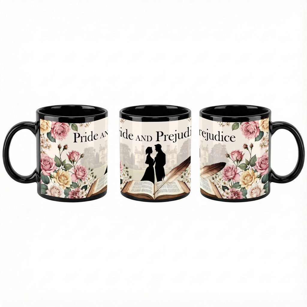 Pride & Prejudice Darcy Floral Mug
