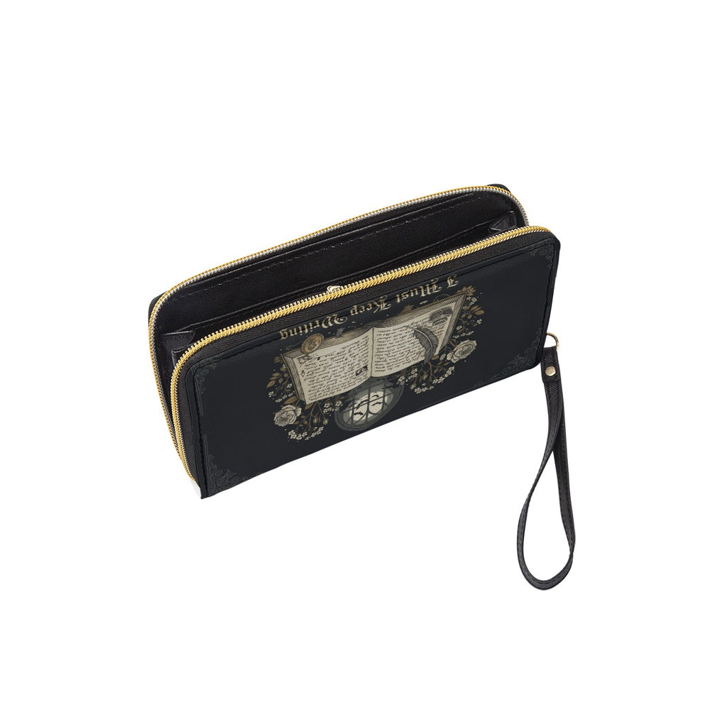 I Must Keep Writing Wristlet Wallet
