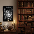 Down the Rabbit Hole Framed Canvas Print