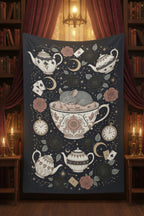 Dormouse Flannel Throw Blanket