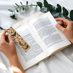 Books Are Magic Botanical Wooden Bookmark