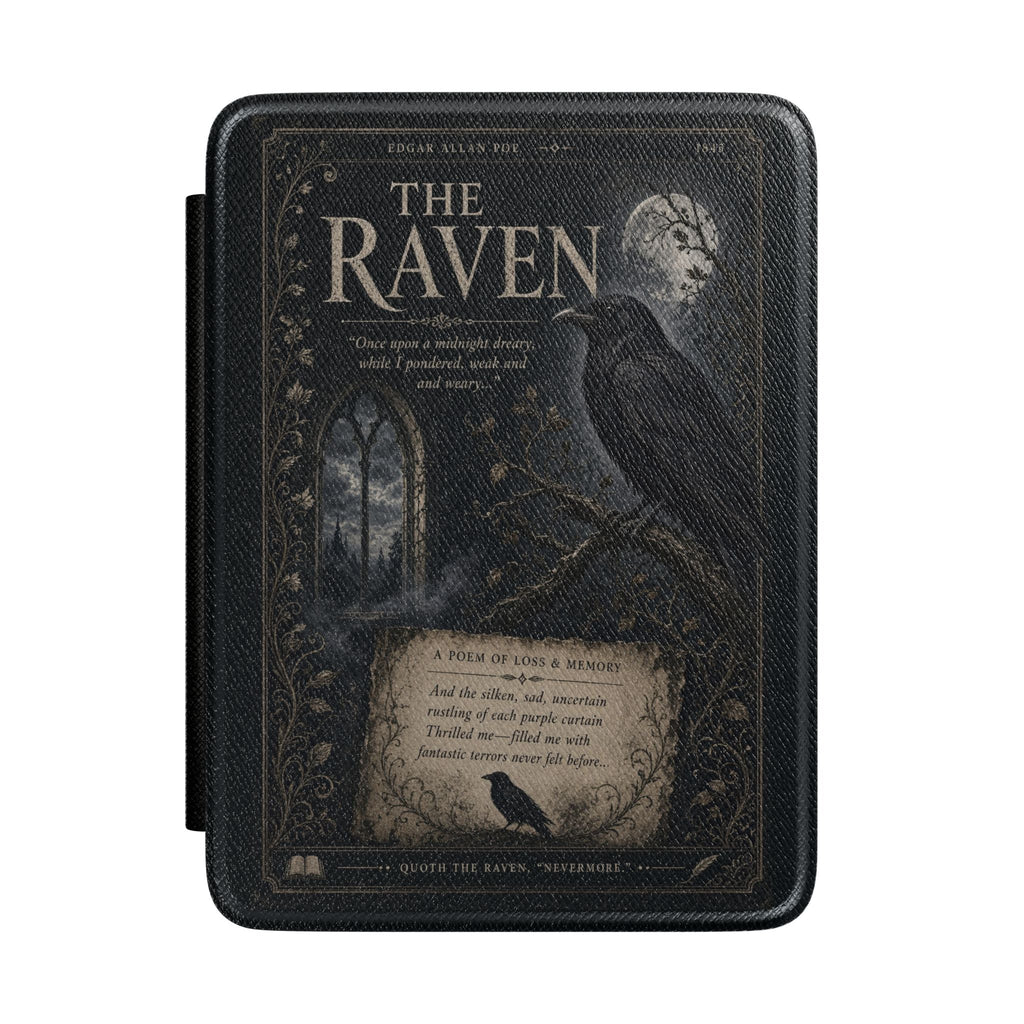 The Raven Kindle Case — Gothic Raven Cover for E-Reader
