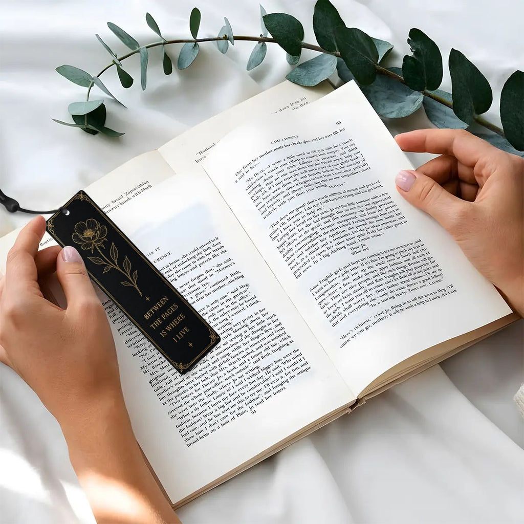Nocturne Botanical Wooden Bookmark