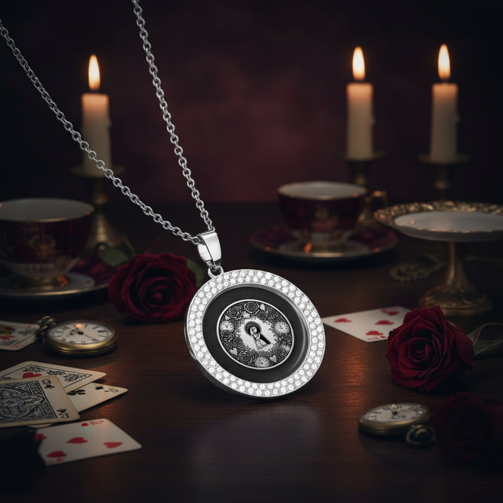 Wonderland Looking Glass Necklace