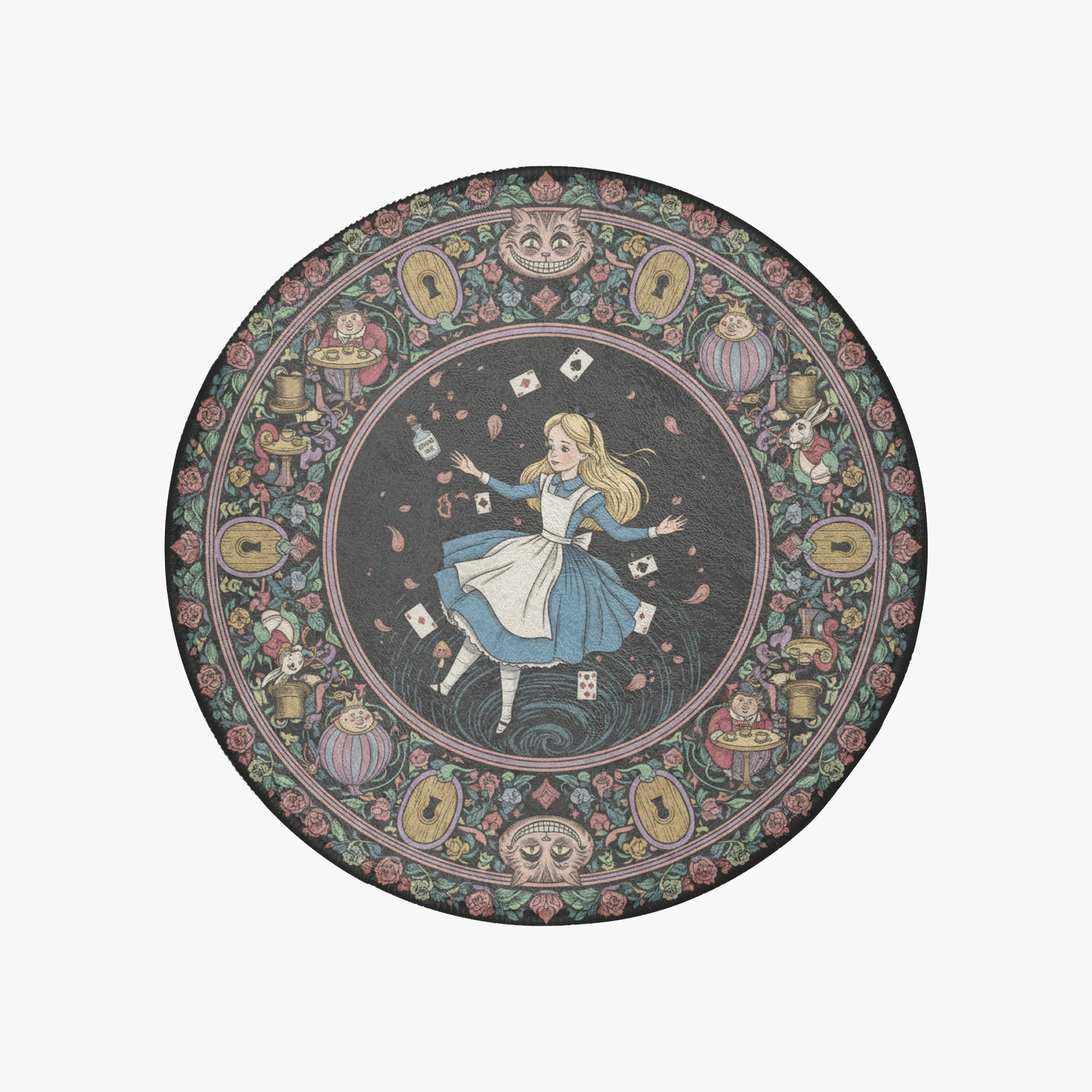 Alice in Wonderland Curiosity Round Rug