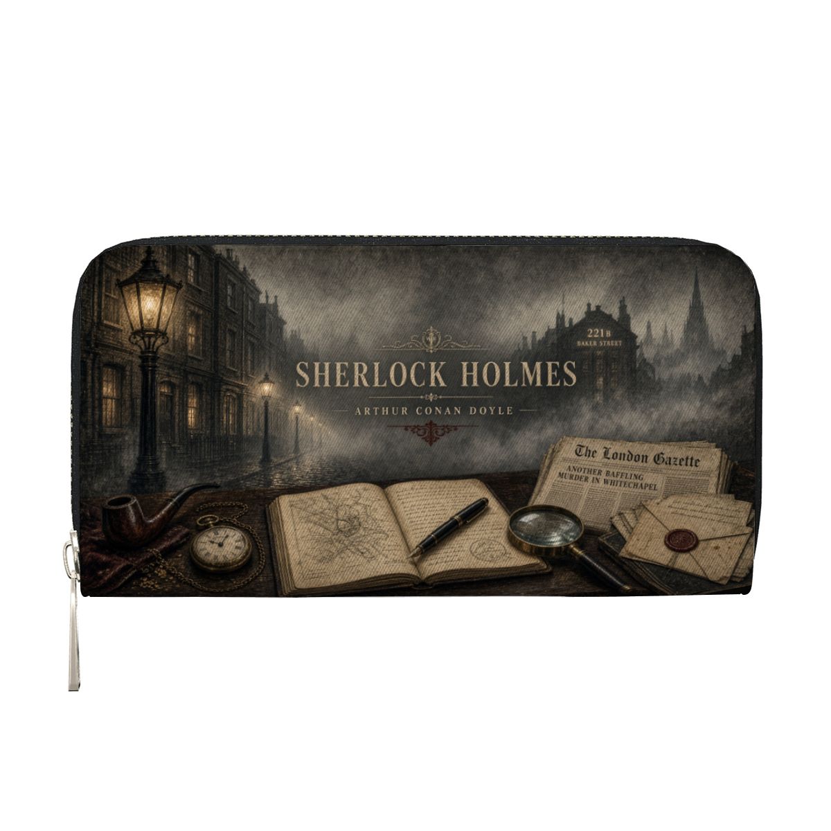 Sherlock Holmes Fogbound Case Wallet