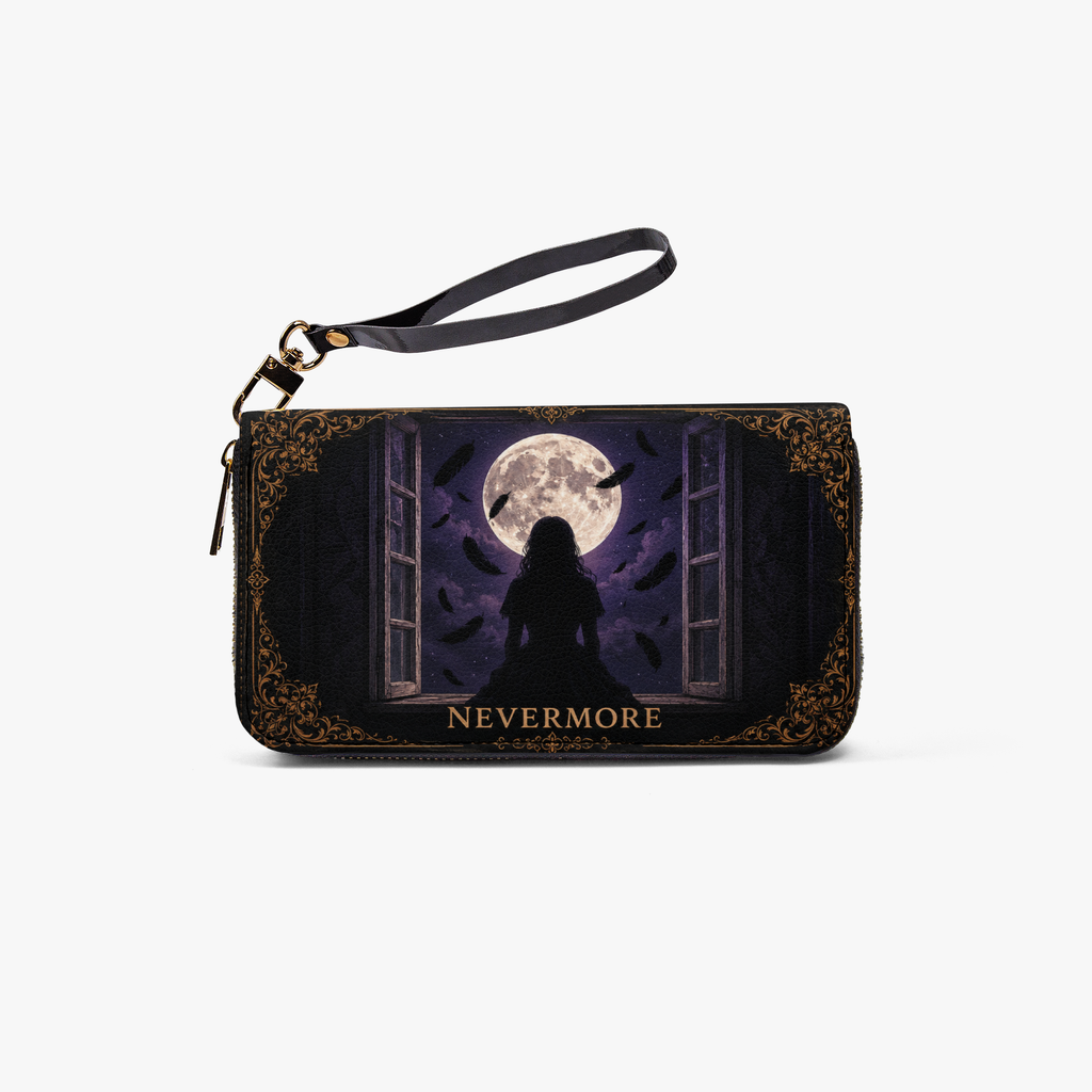 The Raven Nevermore Wristlet Wallet