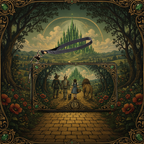 Wizard of Oz Emerald Wristlet Wallet