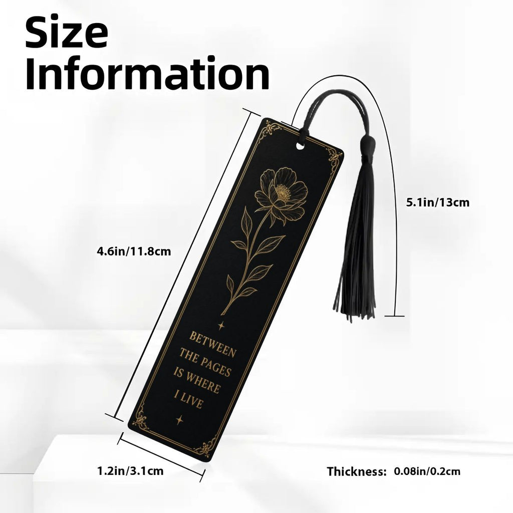 Nocturne Botanical Wooden Bookmark