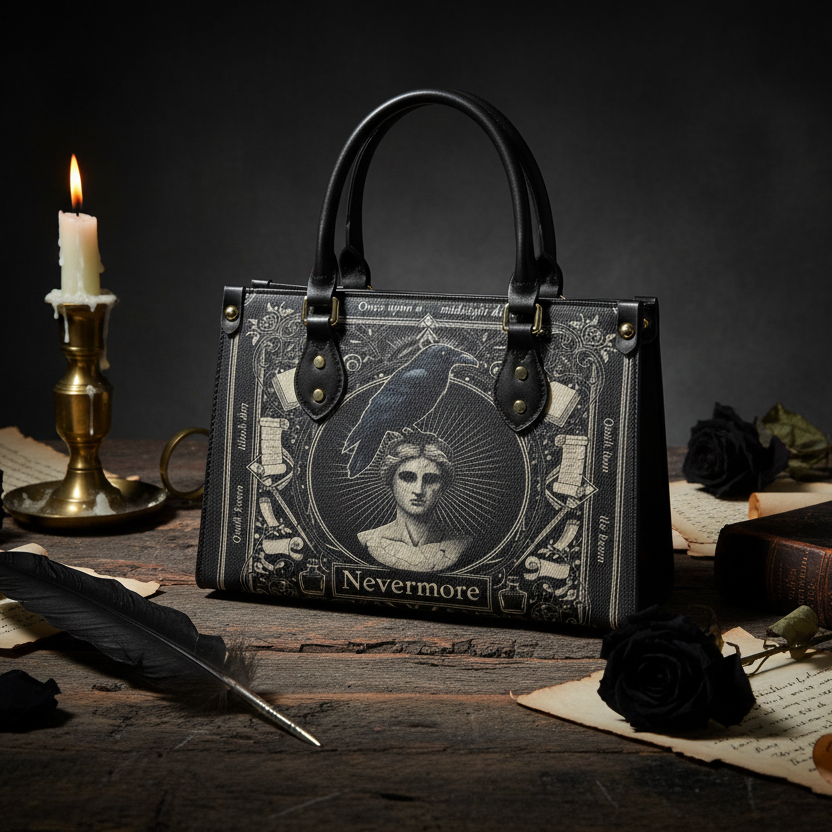 Nevermore Literary Tote Bag