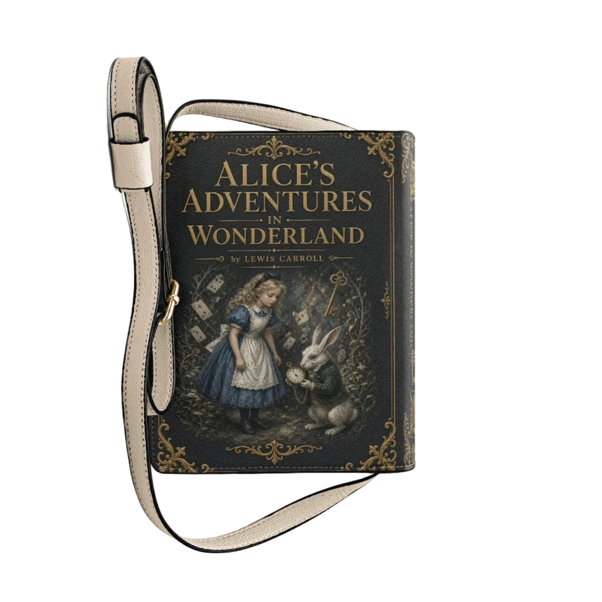 We're All Mad Here Book Crossbody Bag