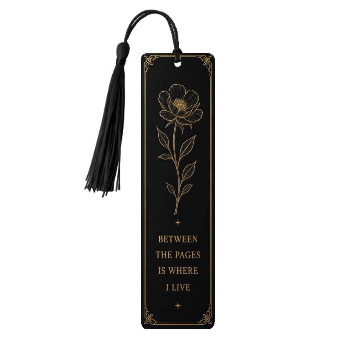 Nocturne Botanical Wooden Bookmark