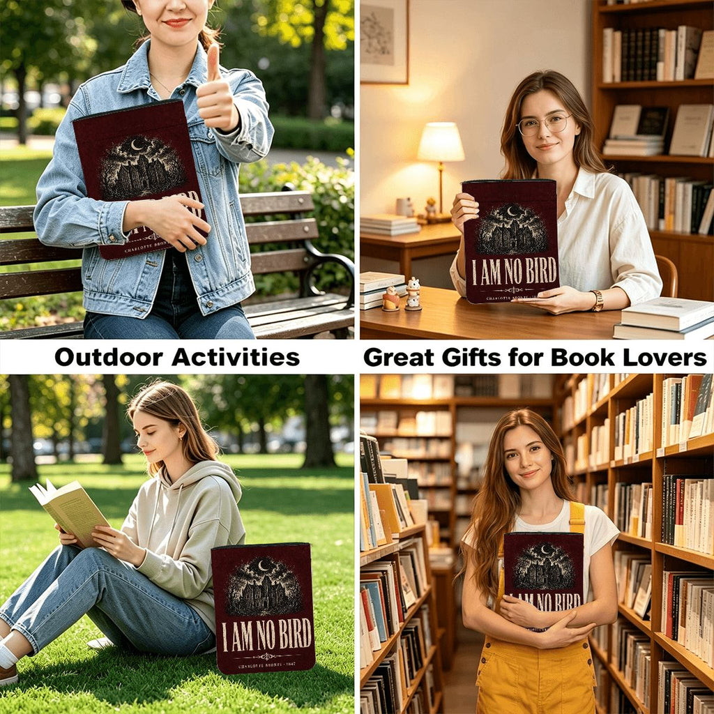 I Am No Bird Book Sleeve — Jane Eyre Zippered Case