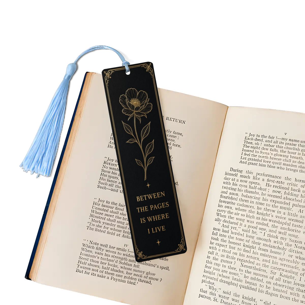 Nocturne Botanical Wooden Bookmark
