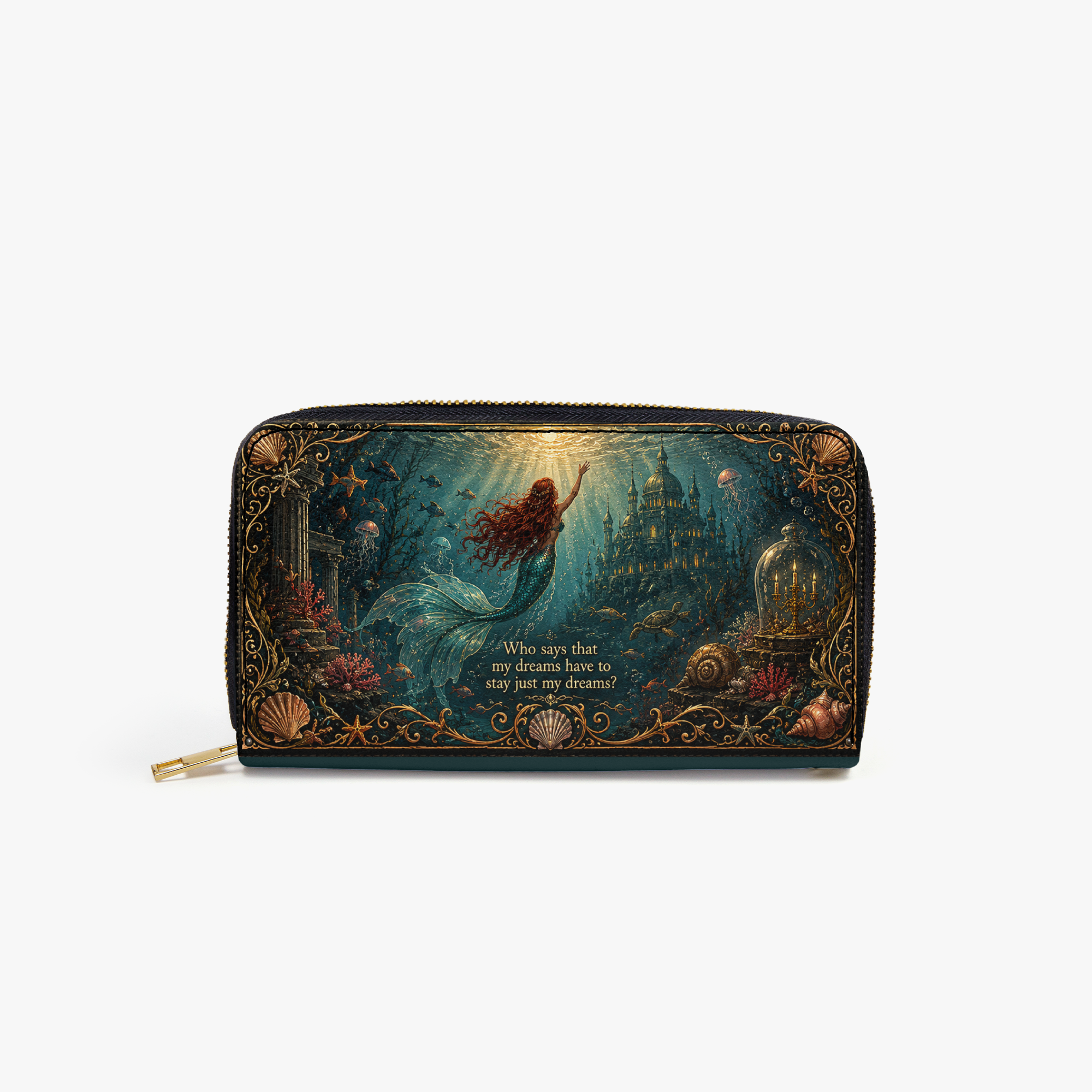 Little Mermaid Siren's Keep Wristlet Wallet