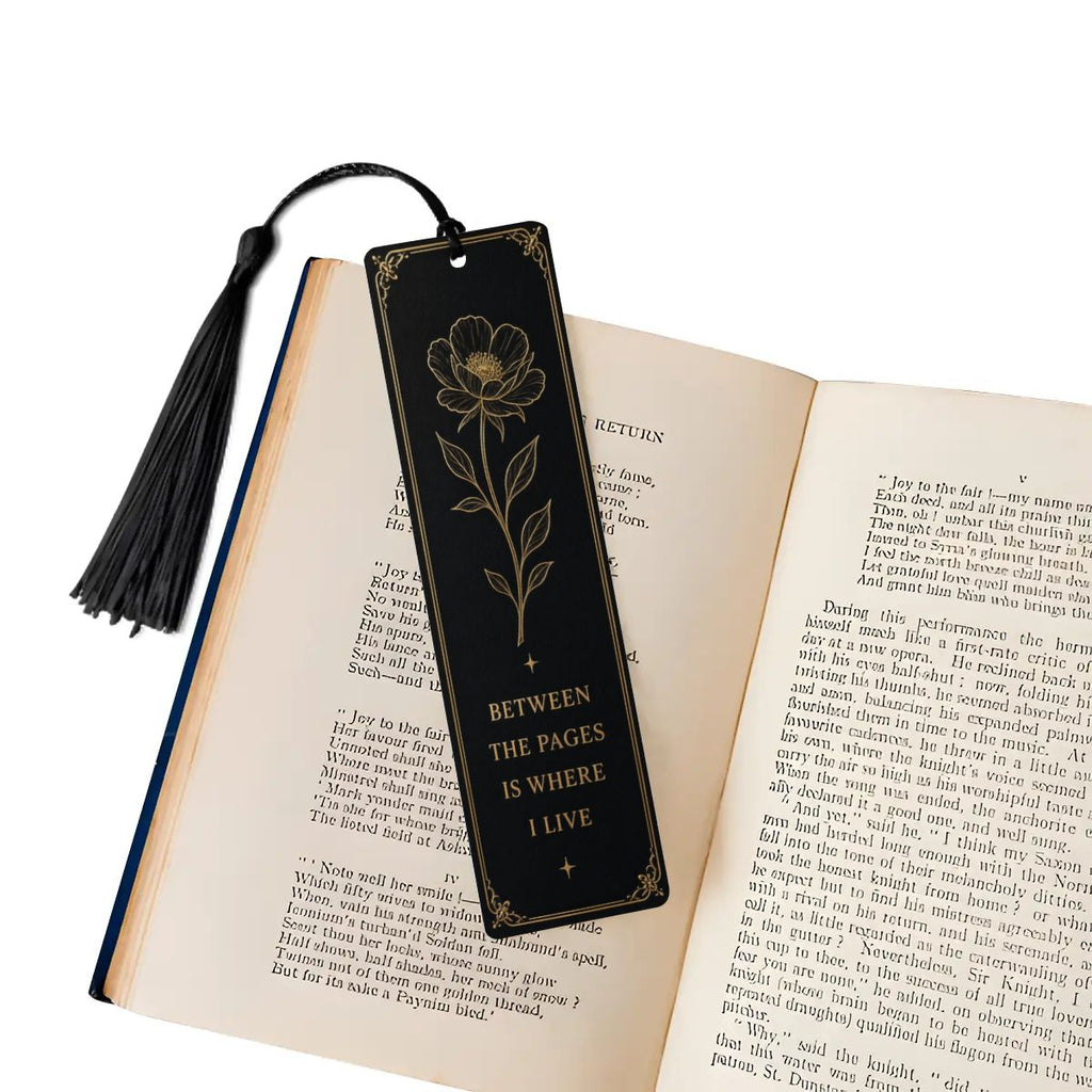 Nocturne Botanical Wooden Bookmark
