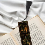 Bibliophile Gothic Wooden Bookmark