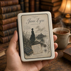 Jane Eyre Vintage Illustration Kindle Case — Classic Literary eReader Cover