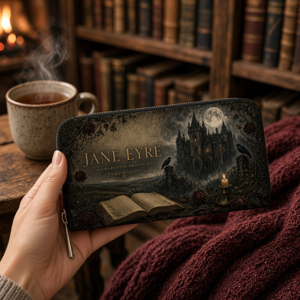 Jane Eyre Thornfield Secret Wallet