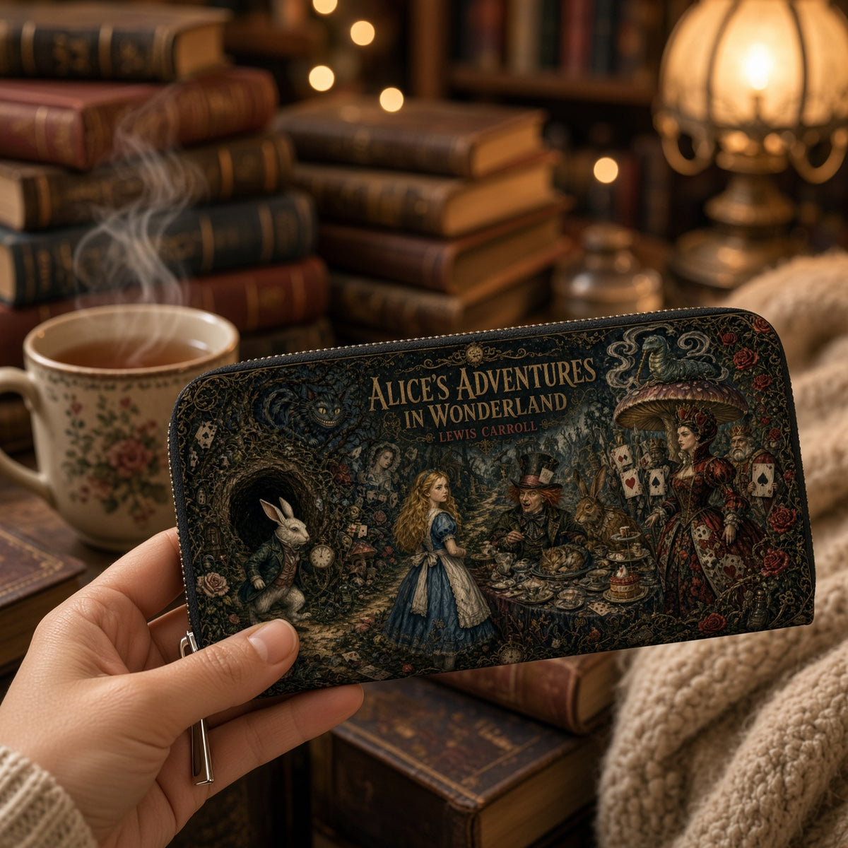 Alice’s Adventures in Wonderland Curious Wallet