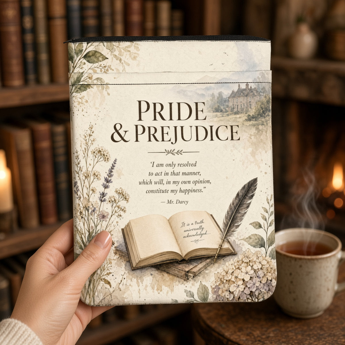 Pride and Prejudice Pemberley Book Sleeve