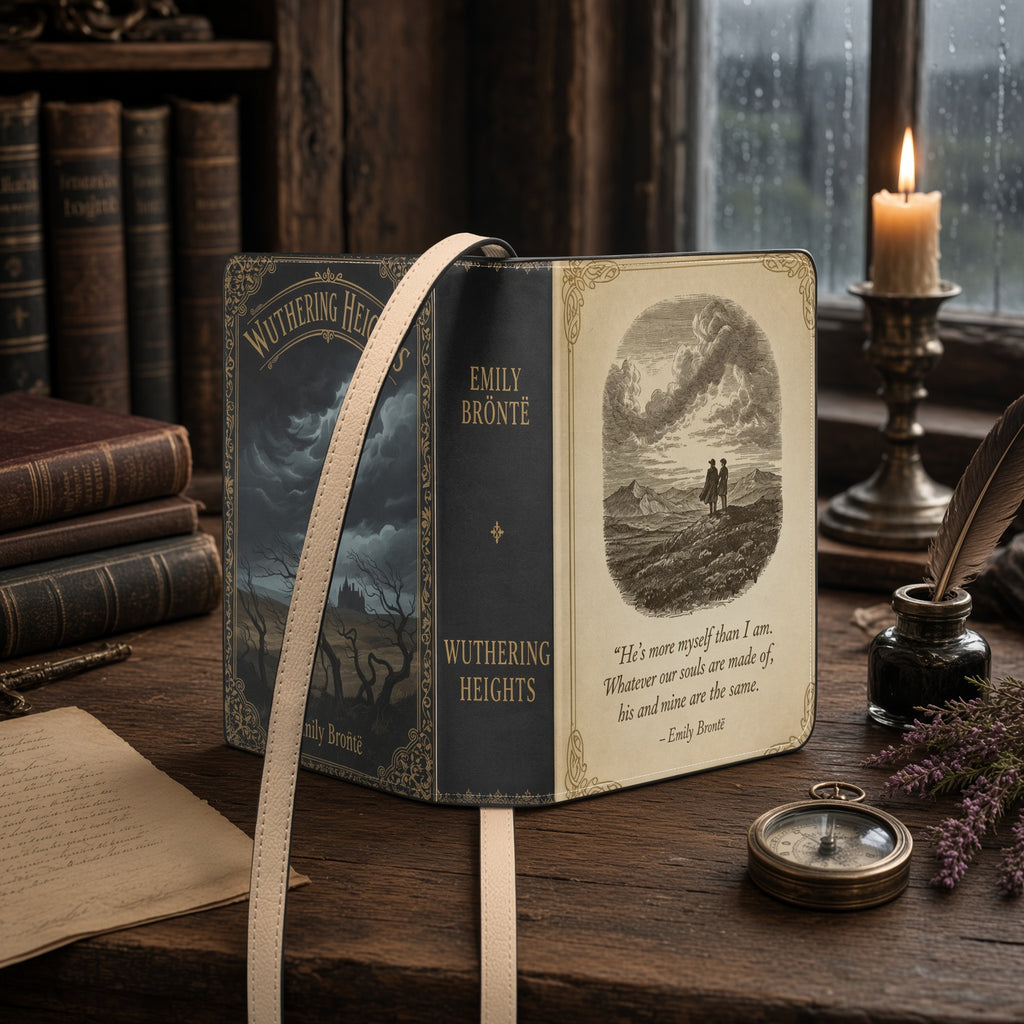 Wuthering Heights Book Crossbody Bag