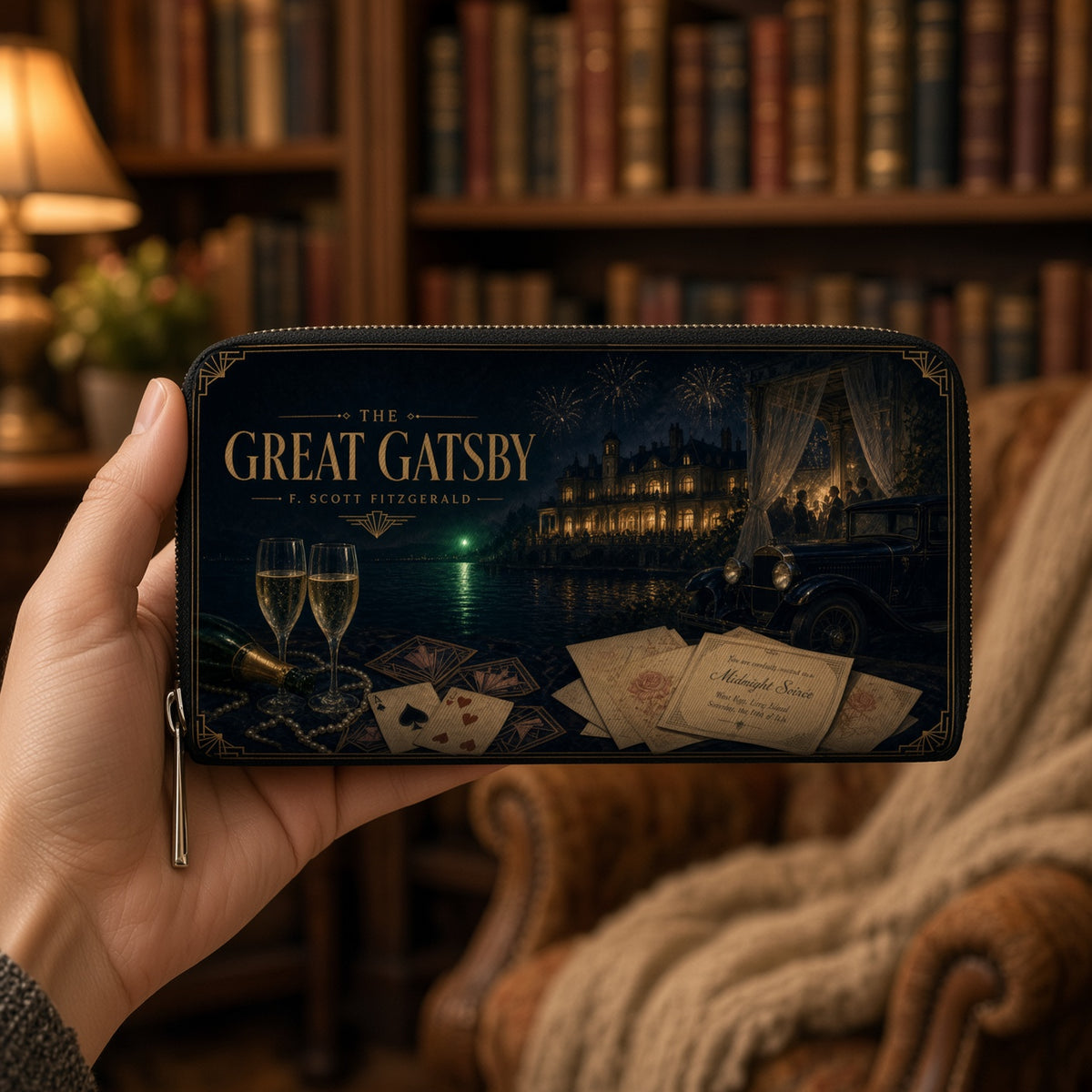 The Great Gatsby Green Light Wallet